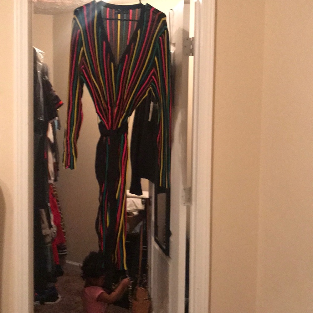 Fashion to figure cardigan with belt